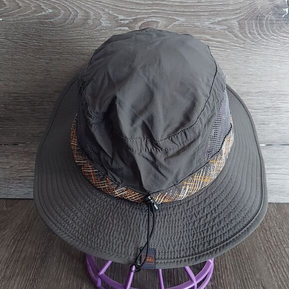 REI Vented Bucket Safari Hat Outdoors Camping Hiking Fishing Gray Boys 7Y-14Y - Picture 4 of 6